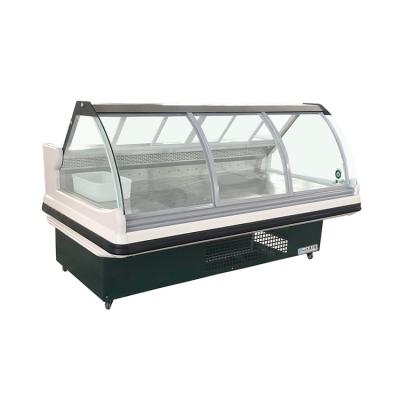 China Single-temperature Display Fridge Display Cooler For Sale Meat Sales Hot Single Temperature Glass Door Fridge Freezer for sale