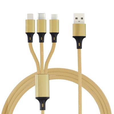 China Shark Head is Firmer 2021 New Arrivals Design 3 in 1 Full Spring Charging Cable for sale