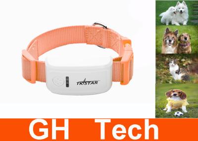 China Quad Band GSM Dog Collar GPS Locator , Waterproof Mini GPS Dog Collar for sale