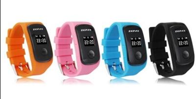 China Children / Elder Security GPS Locator Watch Colored With Two Way Commnication for sale