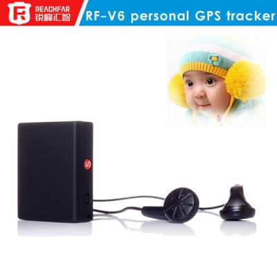 China Versteckter persönlicher Verfolger gps für Kinder/Kindgps-Verfolger rf-v6 gps-Verfolger mit PAS-Knopf zu verkaufen