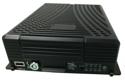 China Linux H.264 HDD GPS Mobile DVR 4-CH D1 / HD1 Support Audio Video Output for sale