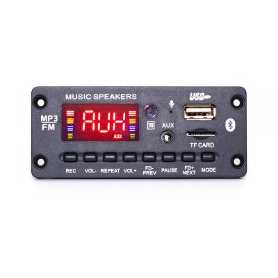 China Card Top Handsfree DC 5V 16V MP3 Decoder Board 50W Amplifier Blue tooth Car MP3 Player USB Recording Module FM AUX Radio For Speaker for sale