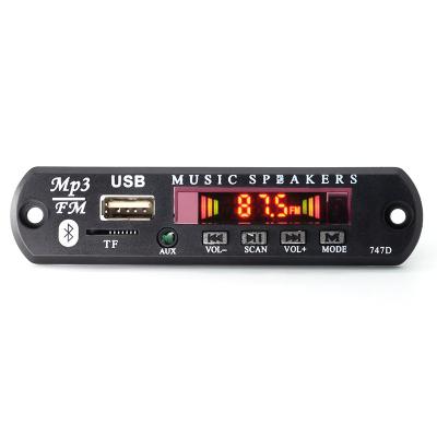 China Card Wireless Blue tooth Car Audio Module MP3 WMA Car Radio Decoder Board Support USB TF FM Radio 5V-12V Car Speaker MP3 Player for sale