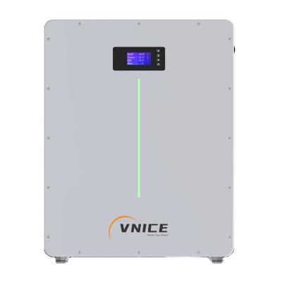 China Household Rechargeable Appliances VNICE Razzi 10K Lithium 51.2V200Ah Ion Battery 10Kwh Solid State Battery For Home And Solar Energy Storage System for sale