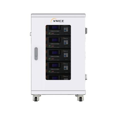 China Household Appliances VNICE FORZA-C25 51.2V500Ah Cabinet Lifepo4 Battery 25Kwh Solid State Battery For Home Energy Storage System for sale