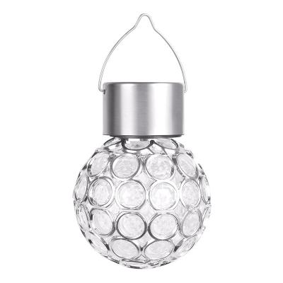 China Outdoor Waterproof Garden Control LED Light Solar Hollow Hanging Light For Garden Yard Villa Decorative for sale