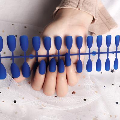 China Factory direct sales 24pcs European and American style nails popular false nail Art Press On Nail Packaging long box for sale