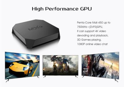 China 5 mini caja de Android TV de la PC de la base GPU con el flash de 1GB RDA 8GB EMMC en venta