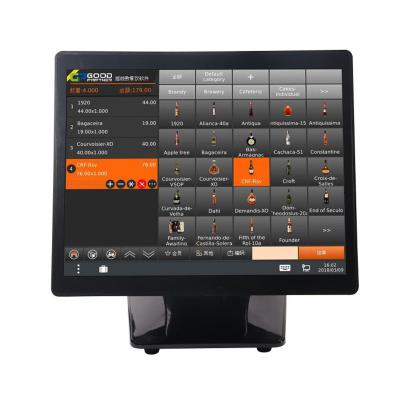 Cina HDD-280Plus 15 Inch Capacitive Touch Screen All In One Computer Windows Pos System For Supermarket Cashier Machine in vendita