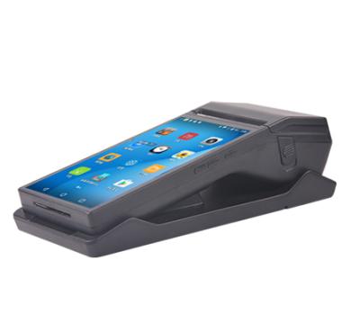 China 7-inch Capacitive touch screen with 80mm thermal printer Android POS Systems handheld Cash register terminal Te koop