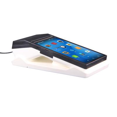 China 7 inch mini all in one tablet handheld shop pos terminal touch retail with printer Te koop