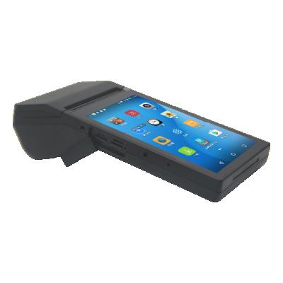 China 7 inch offline pos machine android with 80mm blue-tooth printer and capacitive screen Te koop