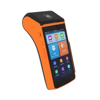 중국 5 Inch Android 7.0 Smart Handheld POS Terminal With Magnetic Stripe Card Reader Support for Triple track 판매용