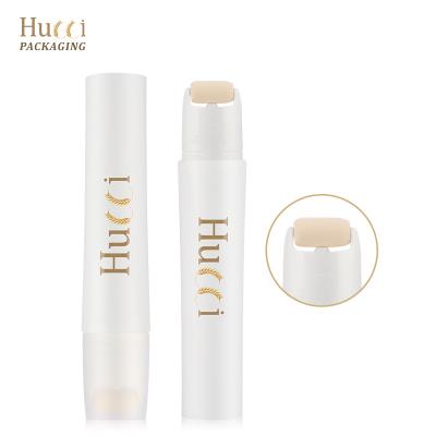 China Cosmetic 30ml 50ml empty private label foundation soft packaging tube with sponge applicator for BB cc liquid dual density cream open tube for sale