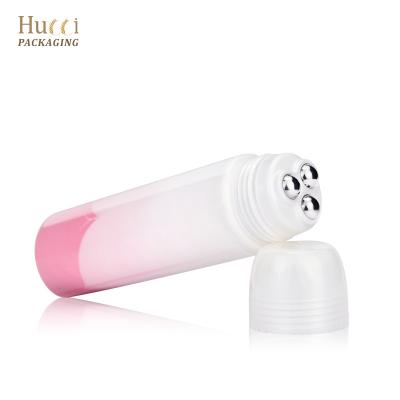 China Cosmetic Custom Body Cream Massager Tube With Five Rollball Empty Tubes Containers Cosmetic Bottle 150ml for sale