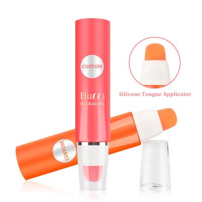 China 30ml 60ml Silicone Cosmetic Oval Empty Spatula Cosmetic Tube For Face Mask Night Cream Lotion Gel Silica Cosmetic Packaging for sale