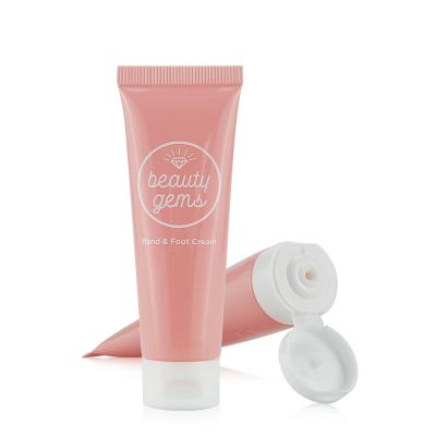 China 30ml Cosmetic Pink Empty ACP Plastic Squeeze Tube Eco-friendly With Flip Top For Hand Cream Face Lotion Primer Cosmetics ACP Tube for sale