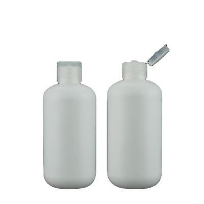 China Cosmtics Hand Wash Bottle 250 Easy Squeeze Packing High Quality Customized White Squeeze Bottle With Flip Top Lid for sale