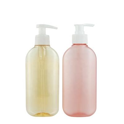 China BEAUTY PACKAGING custom shampoo bottles 200ml cheap transparent empty PET bottle shampoo with plastic pump shampoo bottle for sale