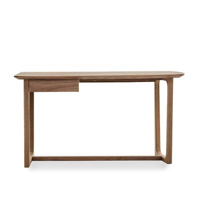 China Convertible Modern Home Laptop Desk Table Solid Wood Wood Furniture With Wooden Legs for sale