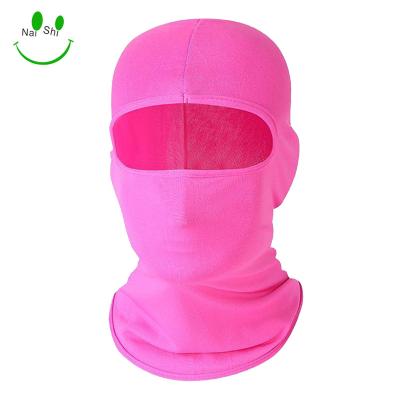 China Wholesale JOINT Men's One Hole Ski Mask Winter Full Face Goggle Hat Pink Balaclava One Hole Bikers for sale