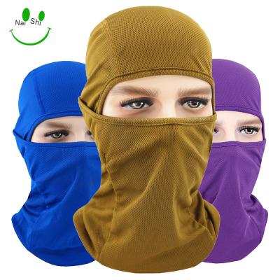 China COMMON Empty Polyester Balaclava Face Mask Comfortable Unisex Full Stock Ski Mask All Colors for sale