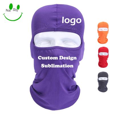 China COMMON Custom Printed Ski Mask Wholesale Windproof Ski Mask Bandana For Cycling Skiing for sale