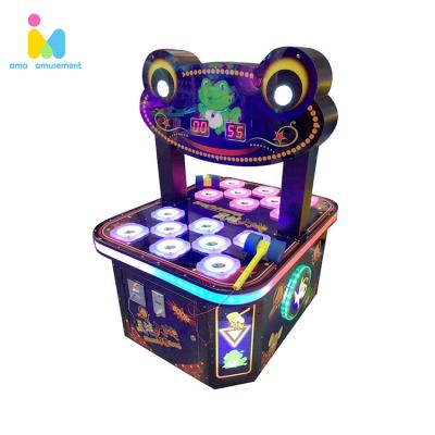 China Crazy Frog Arcade Hammer Game Popular Indoor Outdoor Indoor Games Coin Operated Kick Amusement Playground Machine for sale