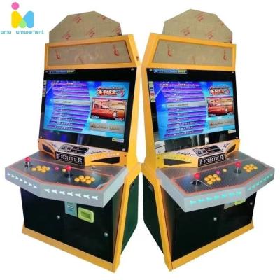 China Indoor Outdoor Amusement Games Vewlix Cabinet Arcade Machine Coin Operated Street Fighter V Tekken 7 Players 32 Inch 2 Fighting Game Machine for sale