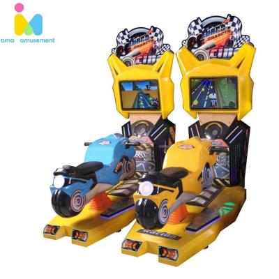 China Super Metal +plastic Motorcycle Arcade Console Games For Kids Racing Simulator Machines Invent Video Pusher juegos for sale