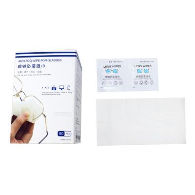 China Wholesale Customization Eyeglass Cleaning Wipes Anti Fog Wipes for sale