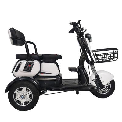 China New 2022 Steel 12 In Front Wheel Electric Tricycle 3 Wheel Electric Tricycle 2 Wheel Tricycle for sale