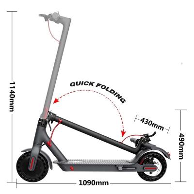 China European warehouse unisex electric scooter 36v 350w powerful cheap electric scooter for adults for sale