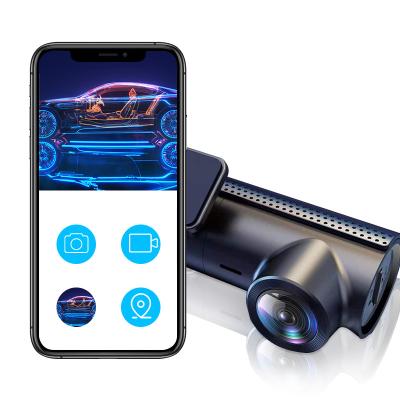 China Free Shipping Mini Dashcam Wifi Bluetooh Gps Camara Dvr Pulgadas Pantalla Tactil Bluetooth 1080P Voice Control Wiff App Dash Cam Car for sale