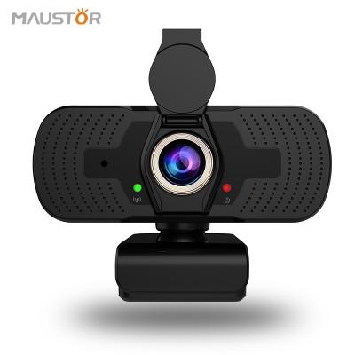 China Meeting Webcam Factory With Microphone, 1080P HD Webcam With Privacy Cover And Tripod, Streaming Computer Web Camera With 110-Degree Wid for sale