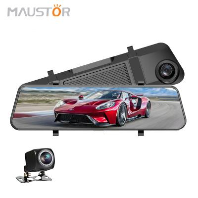 China Video Recording HD 12 Inch IPS Touch WIFI WDR Car Camera Rear View Mirror Full Screen NT96565 with 2K GPS toguard Dash Vehicle Dash Cam for sale