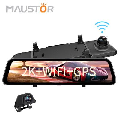 China HD Video Recording MS20N 2022 Mirror Dash Cam 1440P Wifi GPS Track NT96565 12