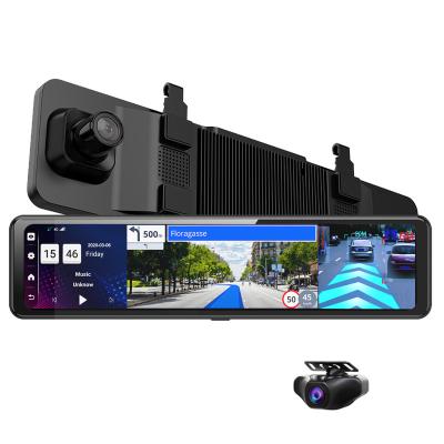 China Waterproof Car Electronics Android 8.1 Car Electronics Dash Cam 4G GPS Navigation Rearview Mirror 12 Inch Android 8.1 Wifi Stream Media for sale