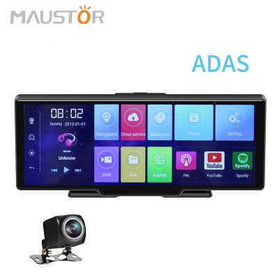 China Maustor T96 Waterproof Dual Lens Android 8.1 RAM4G ROM32G ADAS FHD 1080P Dash Cam Google GPS Navigation Car Dvr Central Recorder 4G for sale