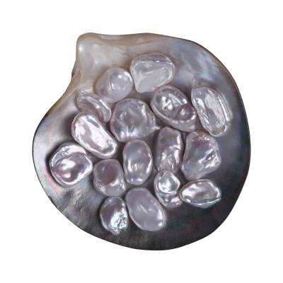 China Freshwater Pearl AA+ Grade 13~17mm Irregular Popcorn Loose Pearl Petal Shape Keshi Freshwater Pearl for sale