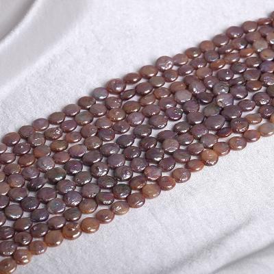 China Freshwater Pearl AA+ Grade 11~13mm 40cm 16 Inch Coin Shape Pearl Strand Natural Freshwater Pearl for sale