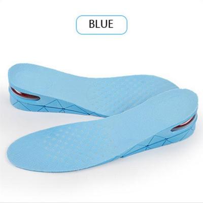 China PU Foam+ Gel Height Increase Insole Cushion Elevator Heel Lift Shoe Insole Height Increasing Insole for sale