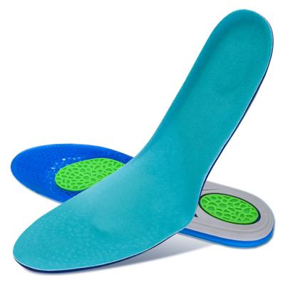 China New GEL sports gel insole gel insole absorb shock anti slip sweat and gel insole for sale