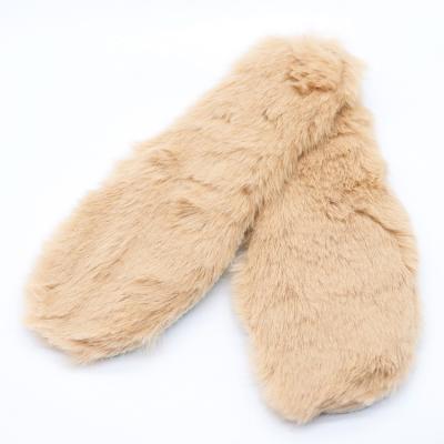 China HT hot premium quality insole fuax wool insole comfortable thick artificial wool insole for sale