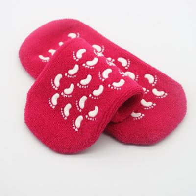 China Sustainable Foot Spa Gel Socks With Moisturizing And Skin Care Socks for sale