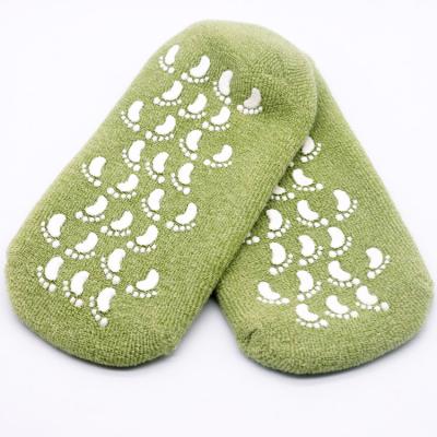 China Beauty Anti-Slip Moisturizing Skin Rejuvenation Socks, Moisturizing Spa Gel Socks, Foot Spa Gel Socks for sale