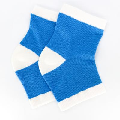 China Breathable Ventilate And Sweat Absorbent Colored Heel Gel Sock To Relieve Ankle And Heel Socks for sale