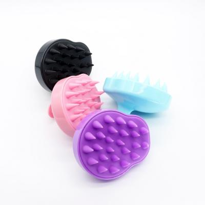 China Hot Selling Colorful Multifunctional Cushion Low Cost Plastic Silicone Hair Scalp Massage Shampoo Brush for sale