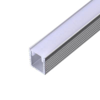 China Decorations Slim Strip Cabinet  Light Housing Linear U Shape Recessed Extrusion Channel LED Aluminum Profile for sale